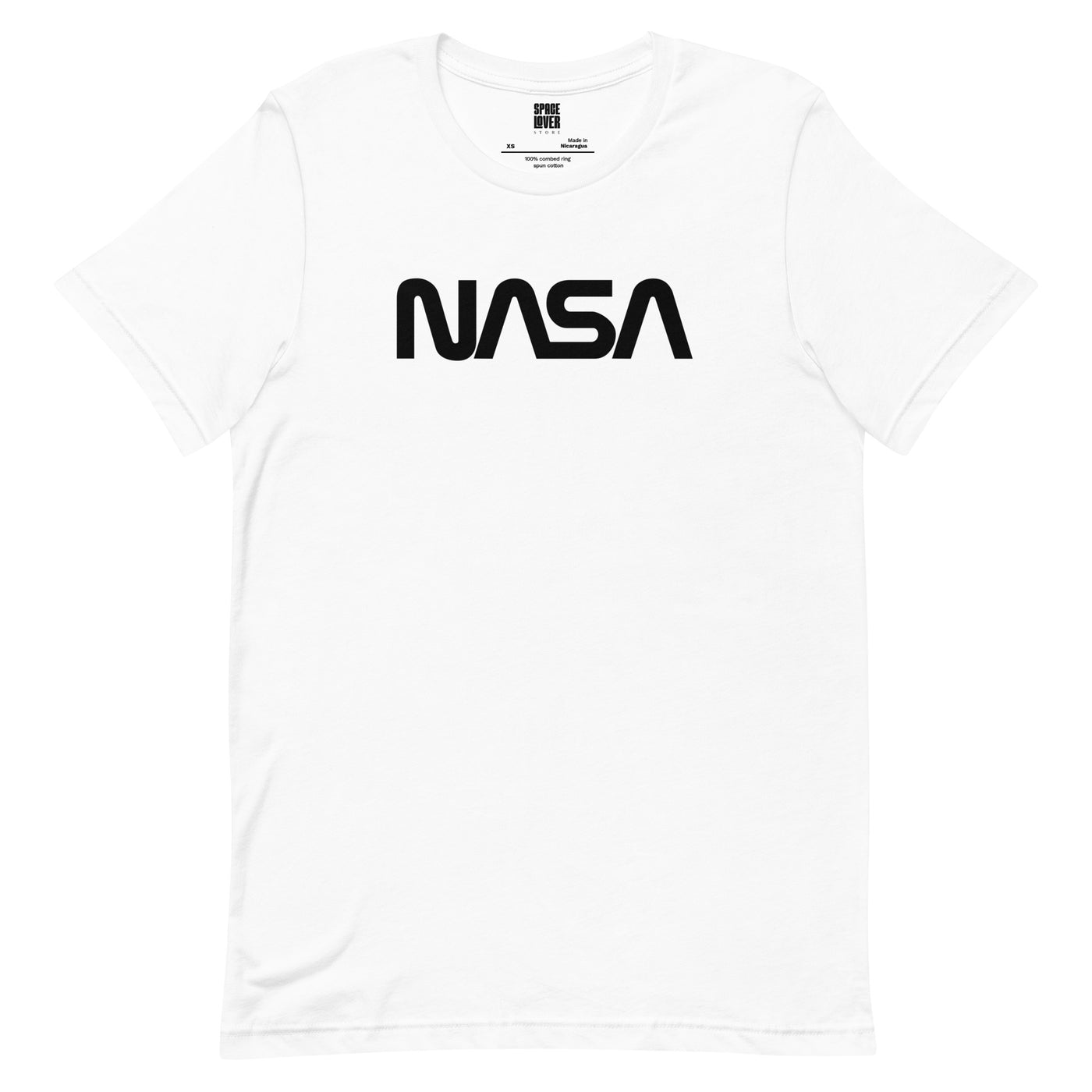 NASA Black Logotype (The Worm) T Shirt