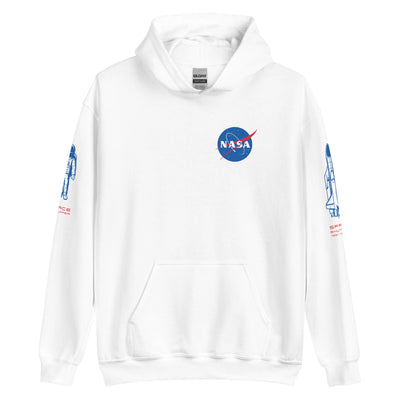 NASA Meatball Logotype Hoodie_White