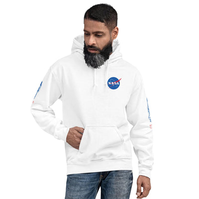 NASA Meatball Logotype Hoodie_White