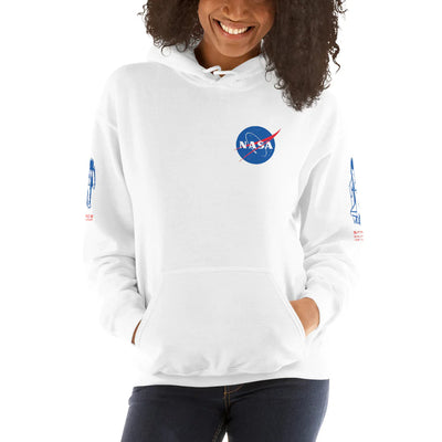 NASA Meatball Logotype Hoodie_White