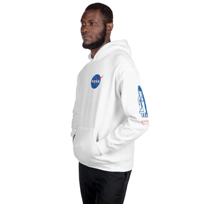 NASA Meatball Logotype Hoodie_White