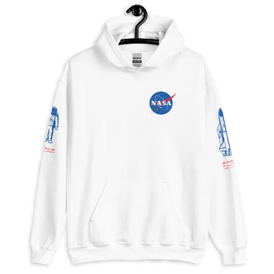 NASA Meatball Logotype Hoodie_White